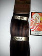 100% human hair tangle free Janet mink yaky weave; straight; weft; sew-in; Gold image 0
