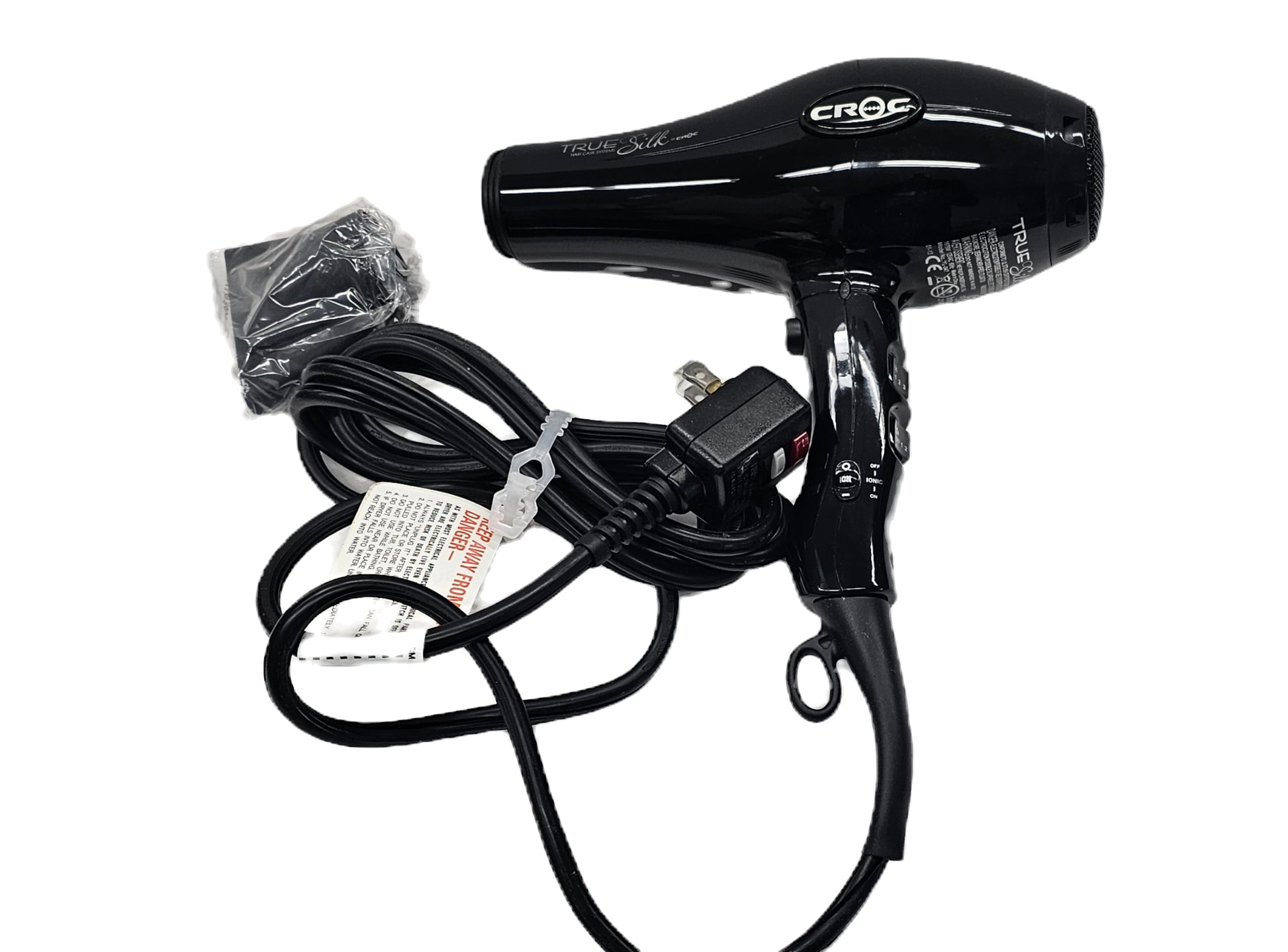 CROC - Classic True Silk Blow Dryer Black; YL-347 image 5