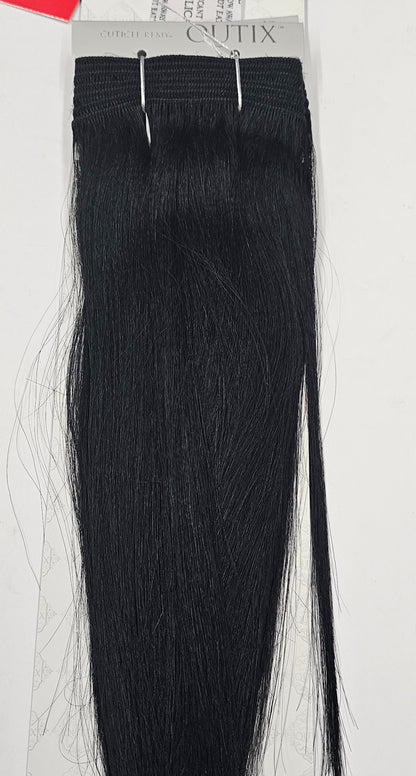 Model model human hair weave for sew-in; straight; cuticle remy; wefts image 4