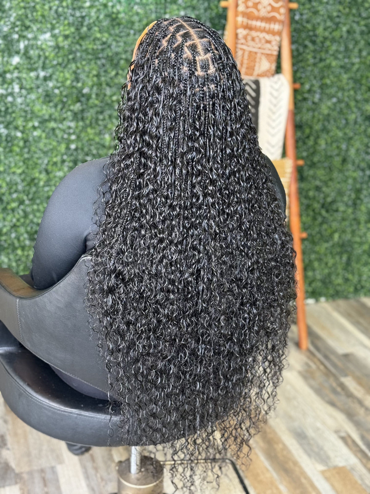 Italian curl human hair bulk for braiding.