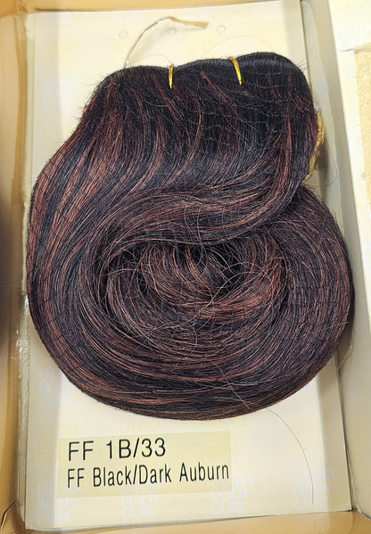 Curly human hair tangle-free weave for sew-in; Ultra body; wefts. image 3