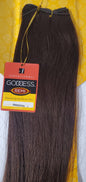 Human hair remi silky weave; straight sew-in weft; Goddess image 5