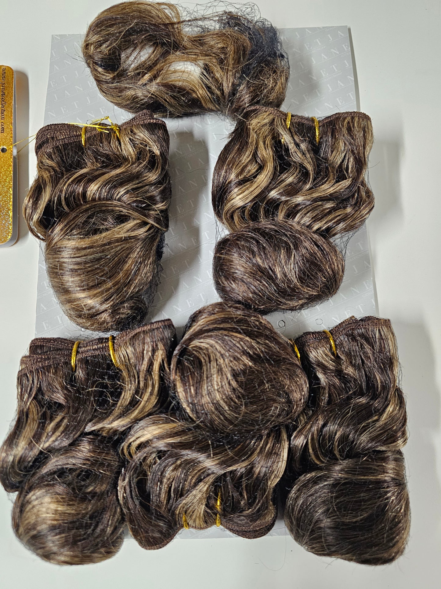 Human hair tangle-free weave; deep romance; sew-in; curly; 6pcs. image 4