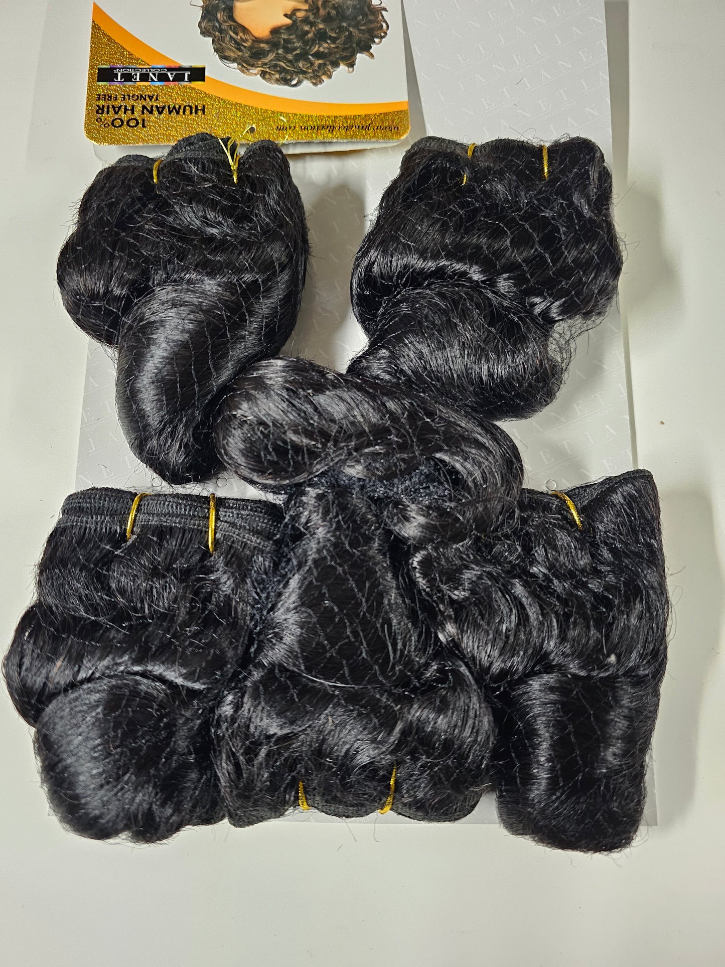 Human hair tangle-free weave; deep romance; sew-in; curly; 6pcs. image 3