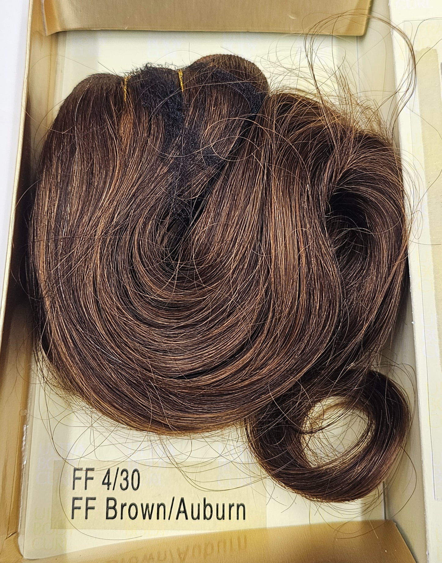 Curly human hair tangle-free weave for sew-in; Ultra body; wefts. image 6
