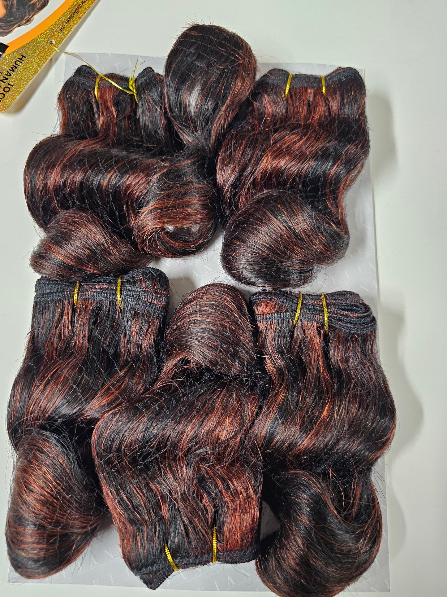 Human hair tangle-free weave; body romance; sew-in; curly; 6pcs image 5