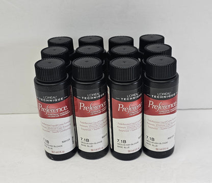 Set of 12 L'Oreal Technique preference permanent hair color; 2fl.oz; Unisex image 1
