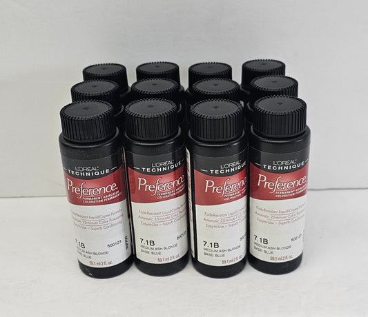 Set of 12 L'Oreal Technique preference permanent hair color; 2fl.oz; Unisex image 1