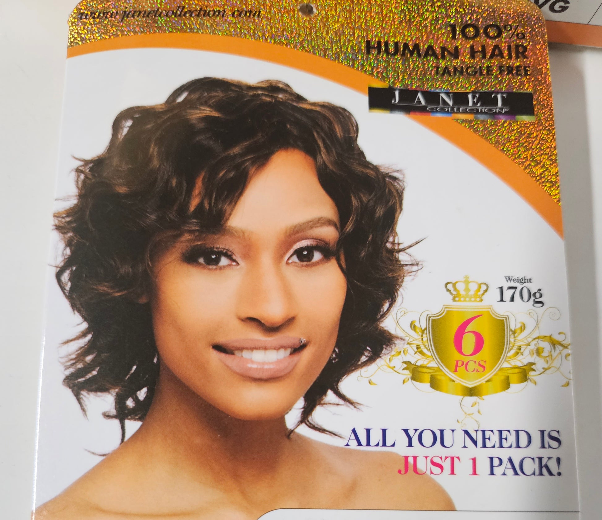 Human hair tangle-free weave; body romance; sew-in; curly; 6pcs image 0