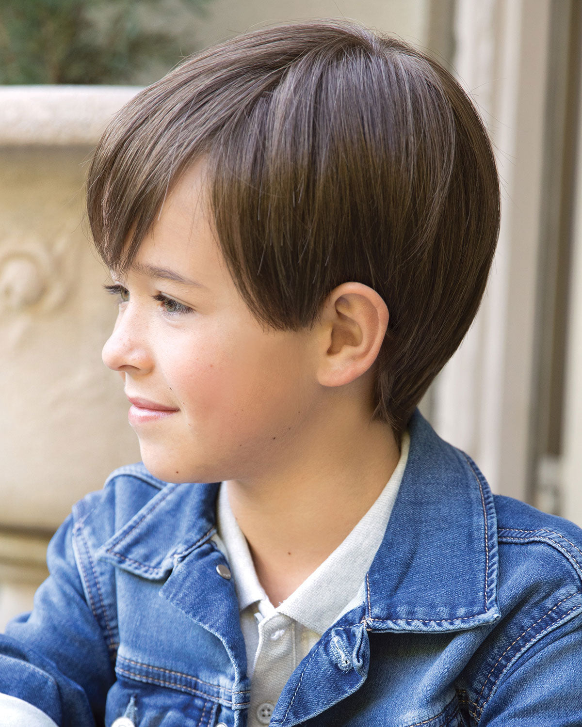 Logan | Kids Lace Front & Monofilament Top Synthetic Wig by Amore