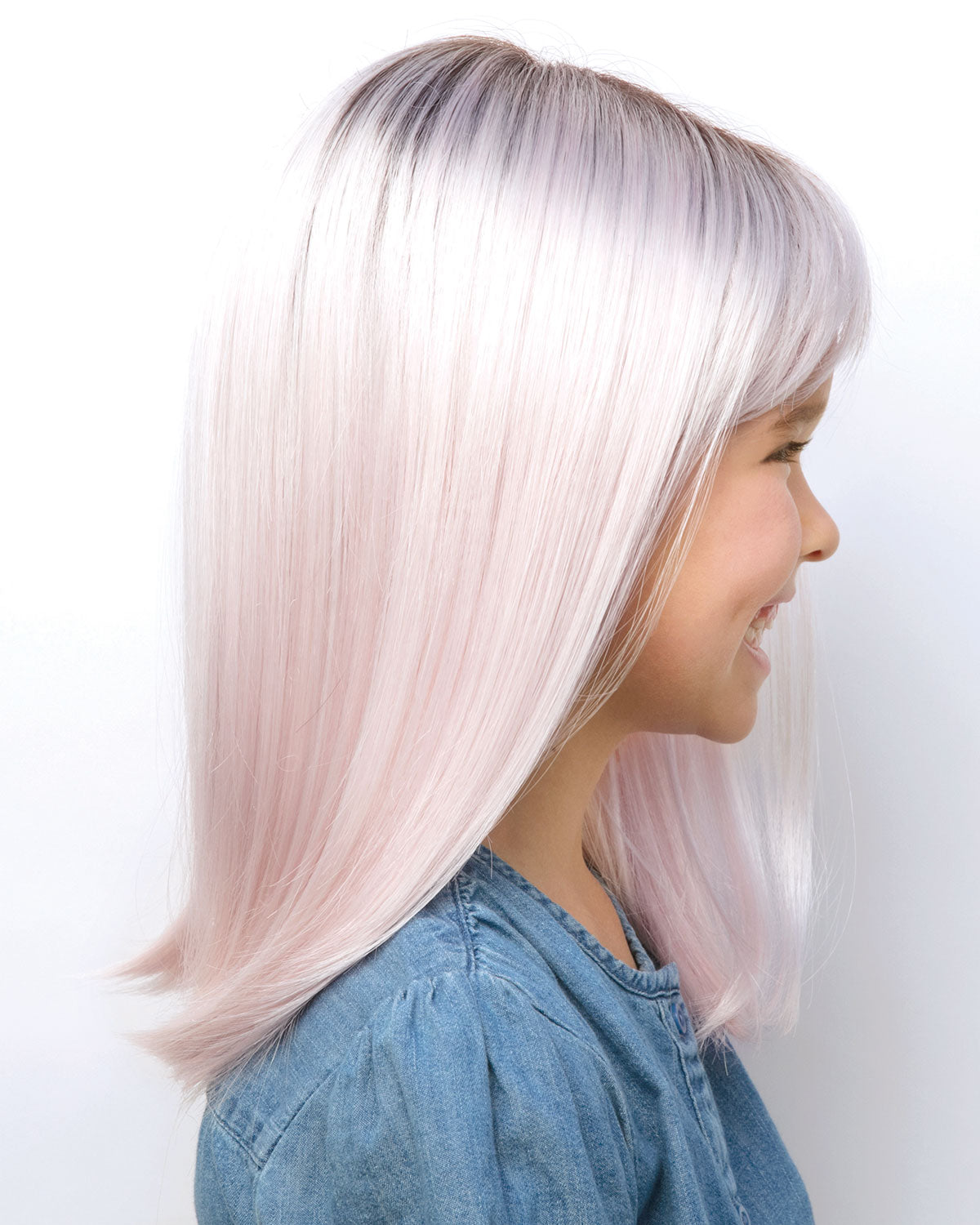 Miley | Kids Lace Front & Monofilament Top Synthetic Wig by Amore