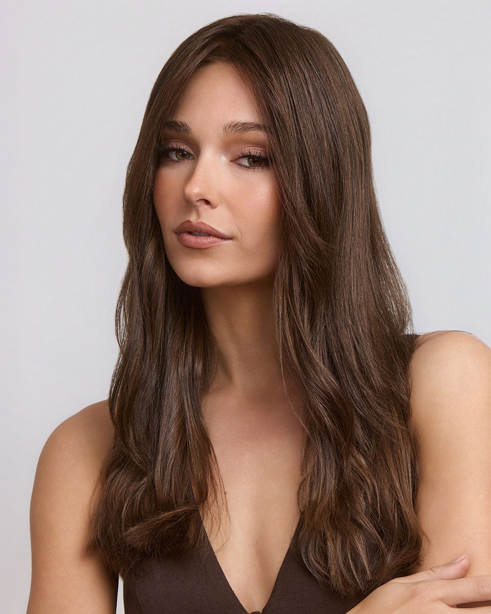 Remy HH Topper 14 | Lace Front & Monofilament by Amore