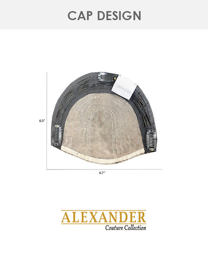 High Heat Mid Straight Topper | Monofilament Synthetic Wiglet by Alexander