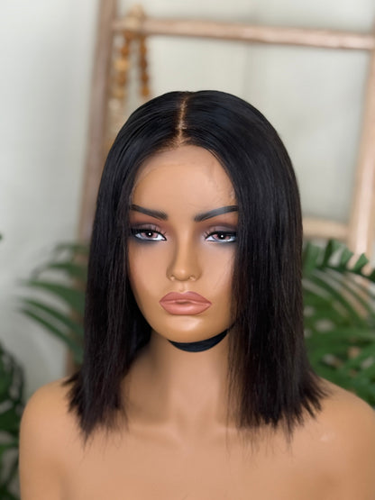 Bob Virgin human hair wig - straight
