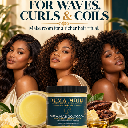 Duma Mbili Shea • Mango • Cocoa Triple-Butter Hair Balm