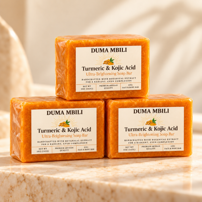 Duma Mbili Turmeric & Kojic Acid Ultra-Brightening Soap Bar