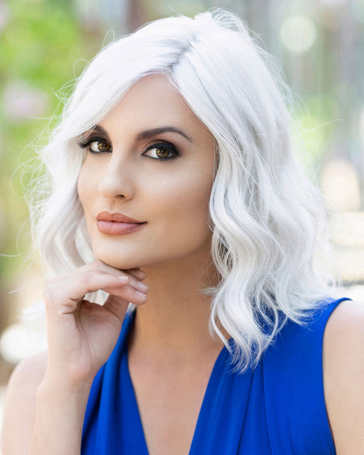 Emma | Lace Front Human Hair Blend Wig by Envy