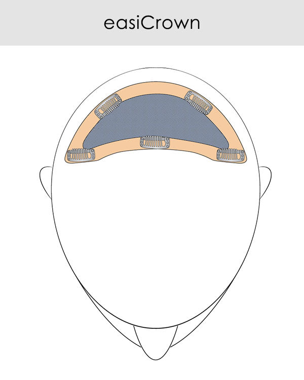 EasiCrown HH 18 inch (Exclusive) | Remy Human Hair Clip-in Crown Volumizer Topper by Jon Renau