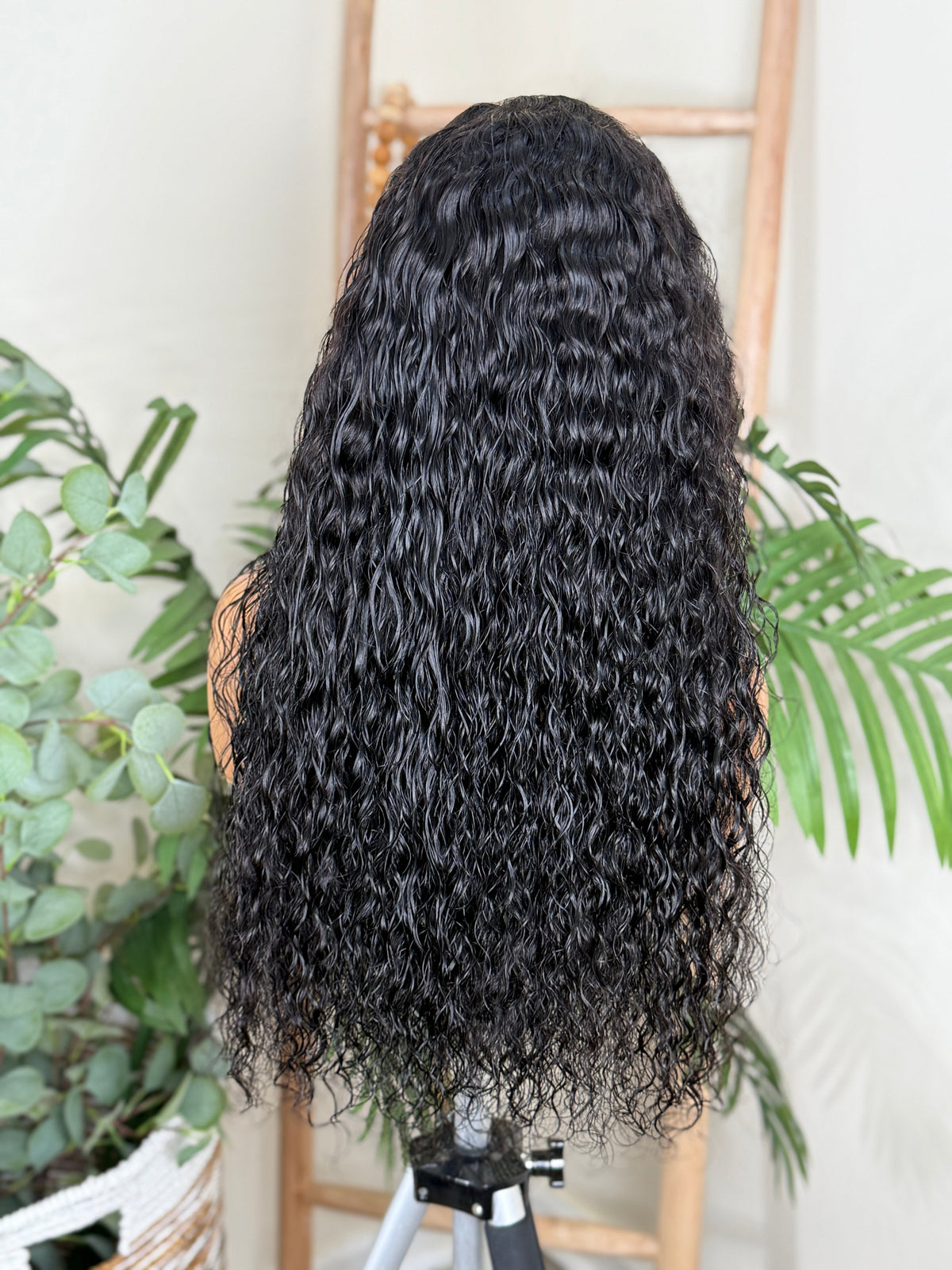 Exotic curl virgin human hair wig.