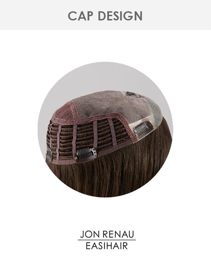 Top Smart 12 inch (Exclusive) | Lace Front & Monofilament Synthetic Hair Topper by Jon Renau