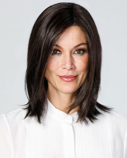 Top Coverage 12 inch | Lace Front & Monofilament Synthetic Hair Topper by Jon Renau