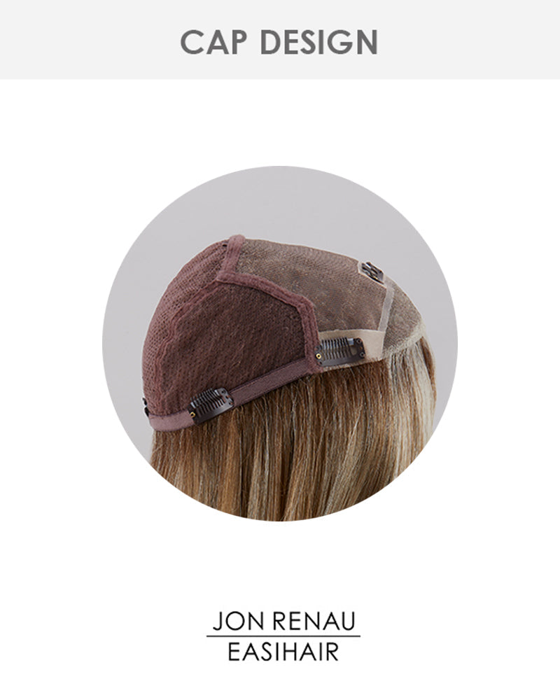 Top Coverage 18 inch (Exclusive) | Lace Front & Monofilament Synthetic Hair Topper by Jon Renau