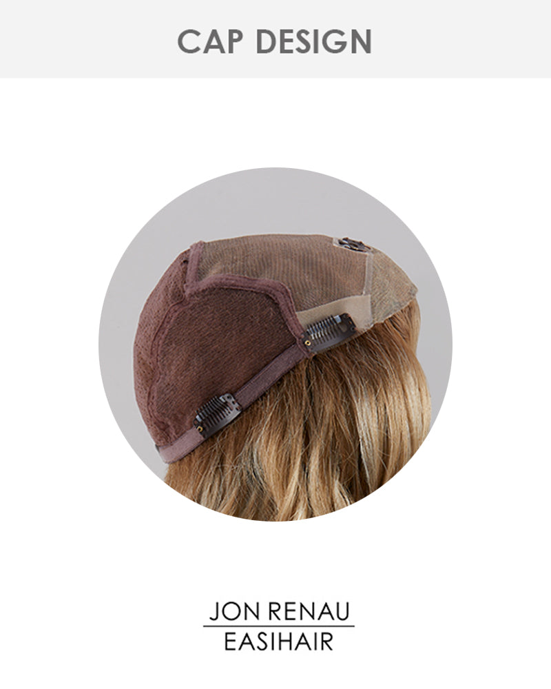 Top Coverage Wavy 12 inch | Lace Front & Monofilament Synthetic Hair Topper by Jon Renau