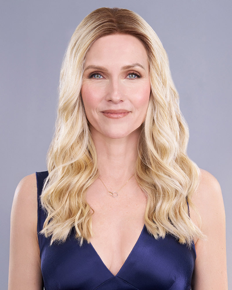 Top Trend Lace HD Wavy 18 inch (Exclusive) | Lace Front & Monofilament Synthetic Hair Topper by Jon Renau