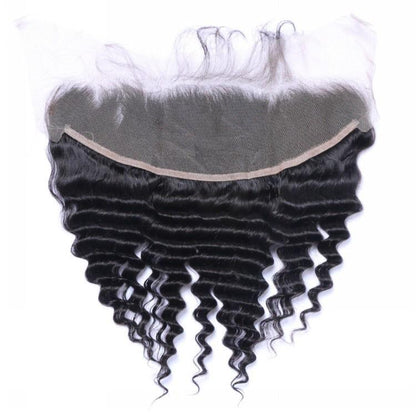 Deep wave human hair – 13x4 HD lace frontal