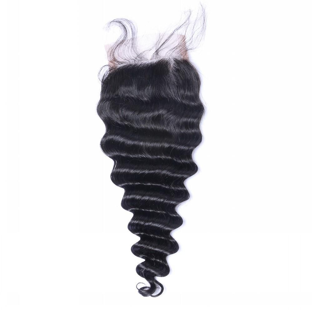 Deep Wave human hair – 5x5 HD Lace Closure