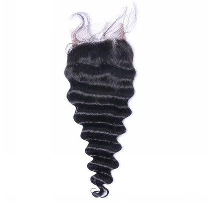 Deep Wave human hair – 5x5 HD Lace Closure