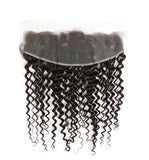 Italian curl human hair – 13x4 HD lace frontal.