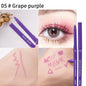 Waterproof Eyeliner Pen White Black Brown Long Lasting Quick-drying Pencil Not Blooming Liquid Eyeliner Gel Eyes Makeup Cosmetic