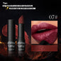 7Colors Glitter Lipstick Waterproof Long Lasting Diamond Pearlescent Metallic Lipstick Black Lipgloss Women Lips Makeup Cosmetic