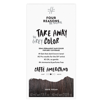 Fragrance Free Hair Color Caffe Americano - 4.0 Dark Brown with gray coverage