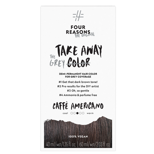 Fragrance Free Hair Color Caffe Americano - 4.0 Dark Brown with gray coverage
