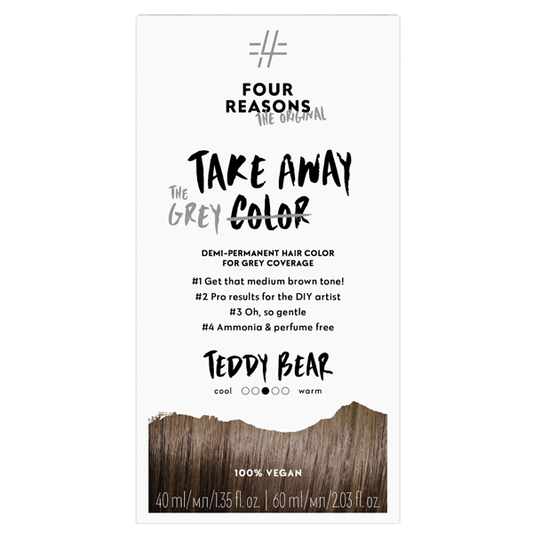 Fragrance Free Hair Color Teddy Bear - 6.0 Medium brown with gray coverage