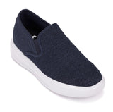 CALTO - X2781 - 2.8 Inches Taller (Navy/Grey Sole) - Lightweight Sneaker Loafers