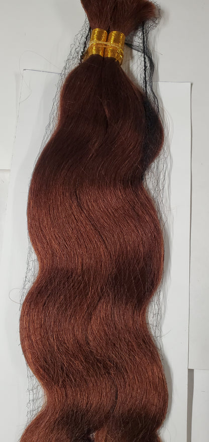 Curly human hair tangle-free new yaky body bulk for braiding; 100% human hair image 1
