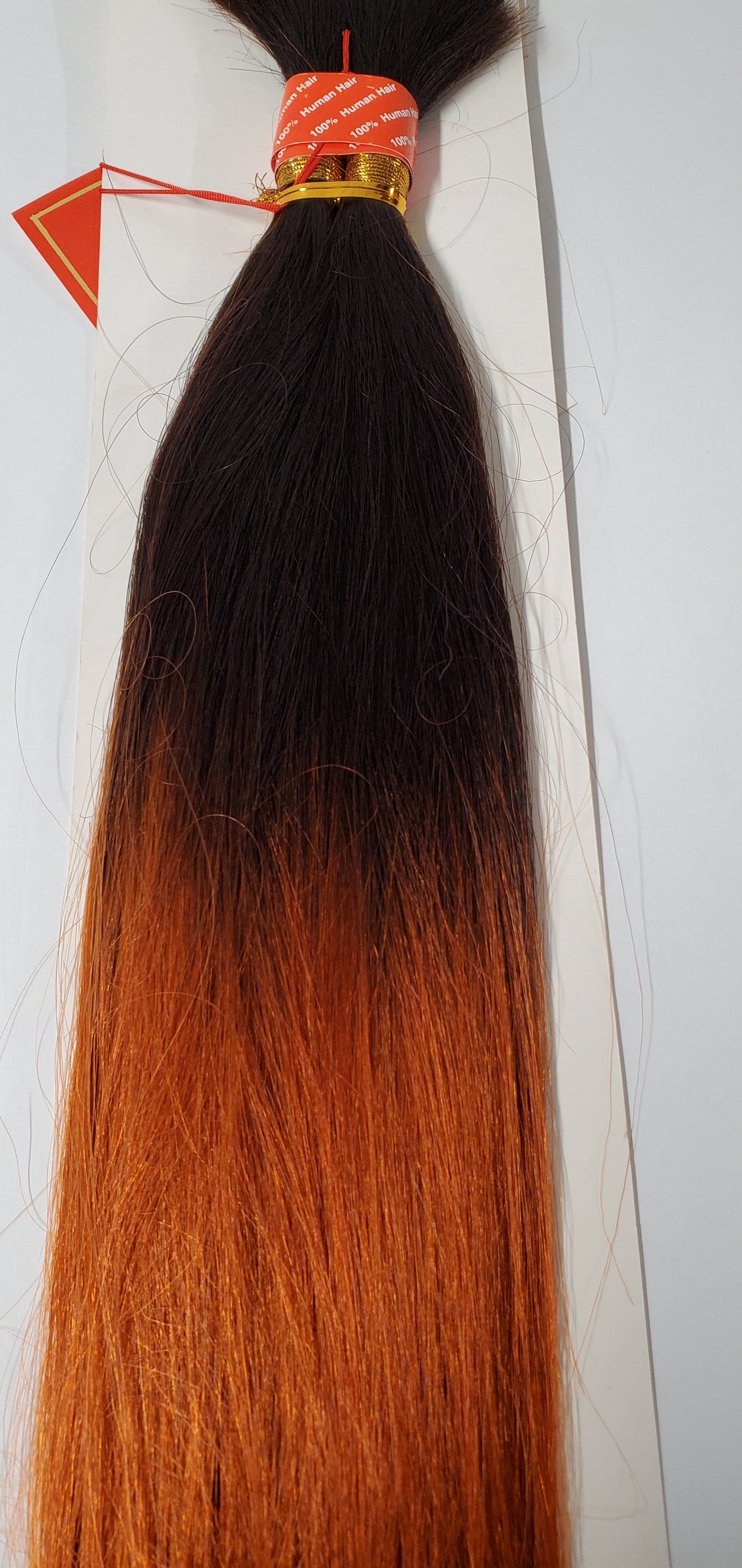 Human hair tangle-free yaki bulk  straight for braiding; 18 inch image 4