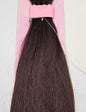 Tangle-free human hair silky straight bulk for braiding. image 5