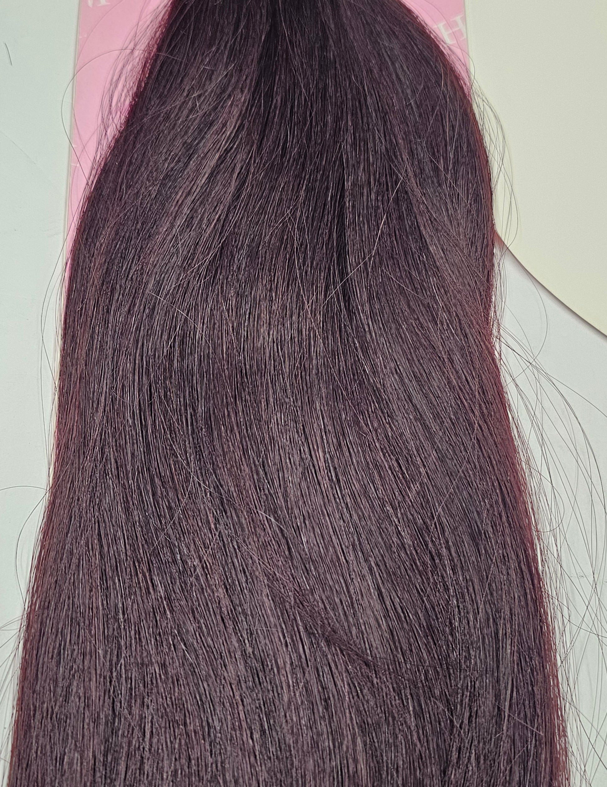Tangle-free human hair silky straight bulk for braiding. image 4