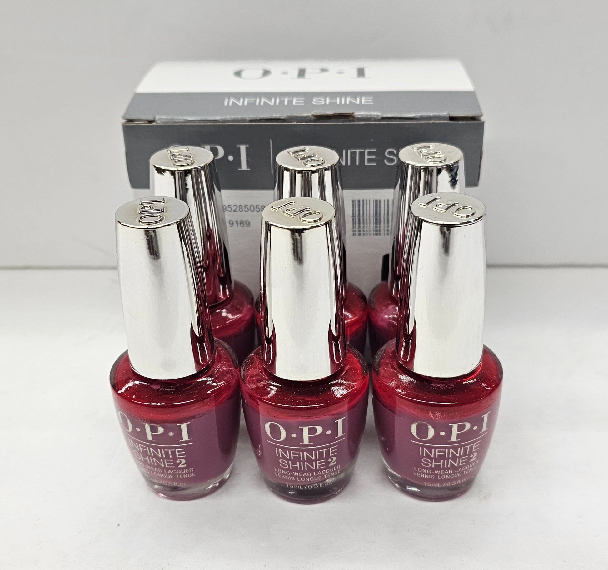 Set of 6 OPI infinite shine; Stick it out; 0.5fl.oz image 1