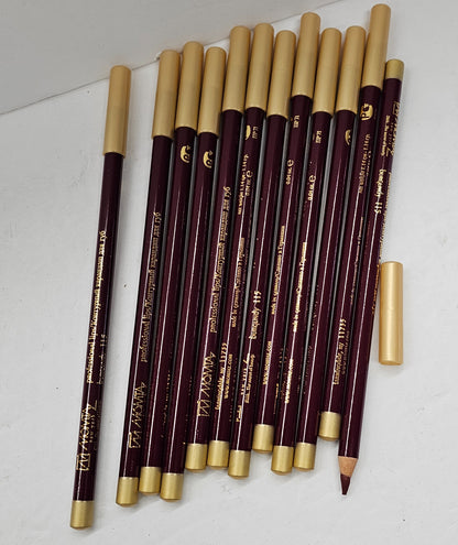 Set of 12 professional lipliner pencils; burgundy; 0.04oz image 2