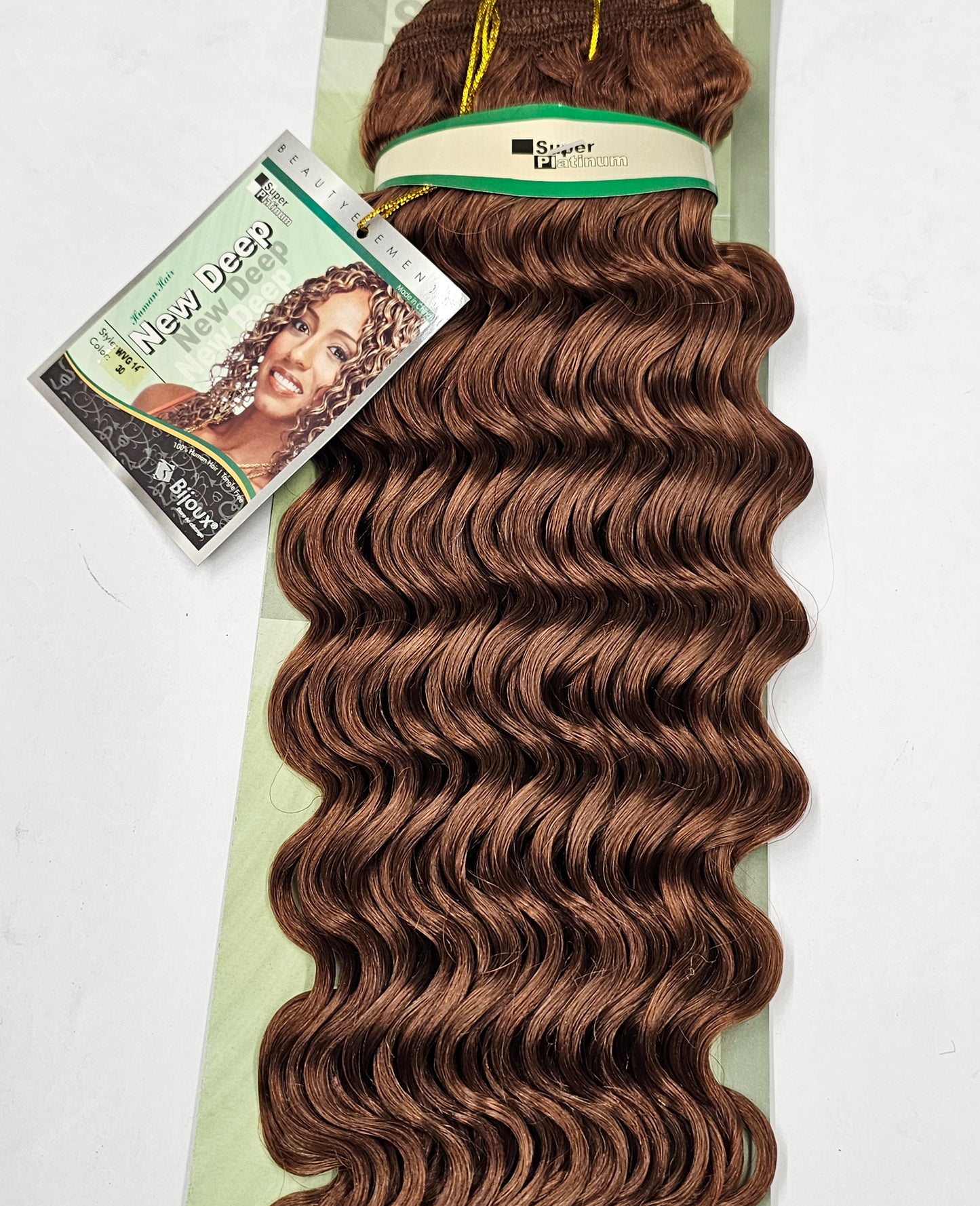 Curly human hair tangle-free new deep weave for sew-in; wefts. image 6