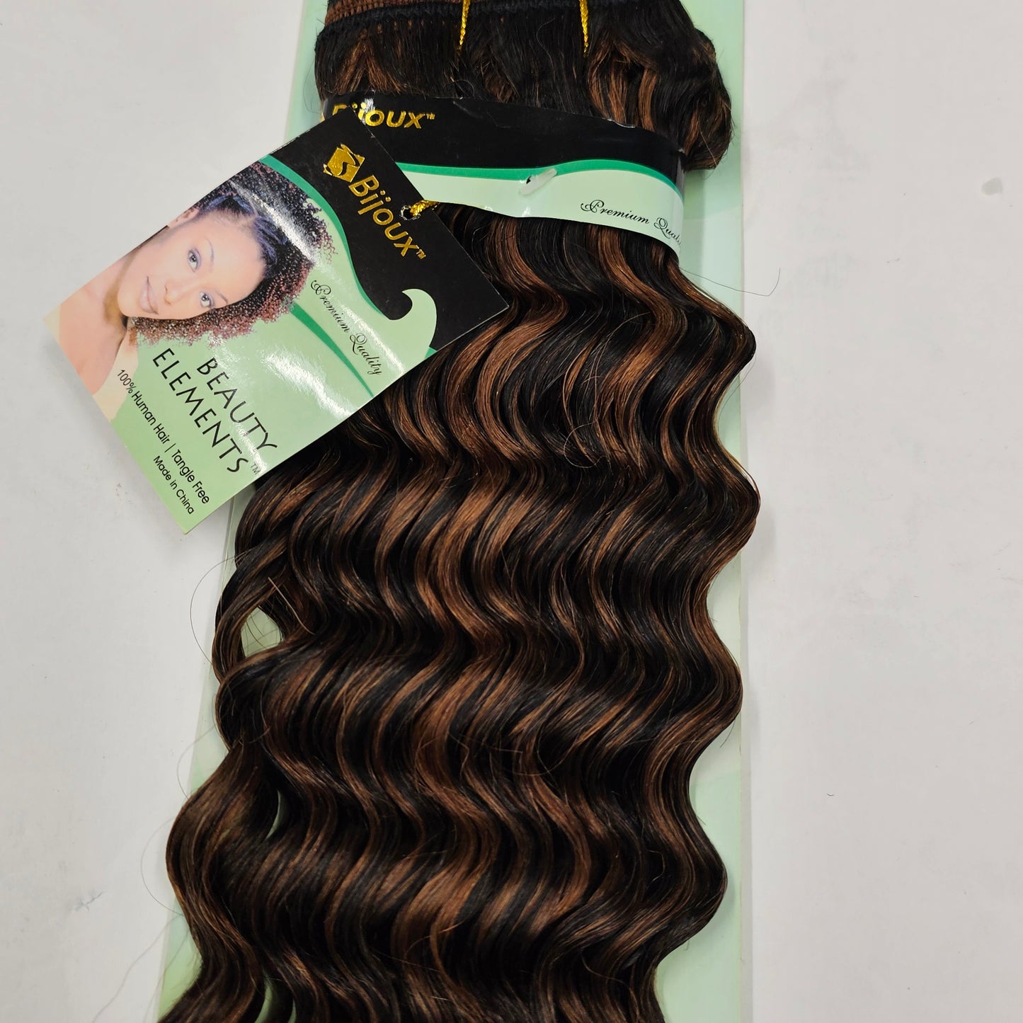 Curly human hair tangle-free new deep weave for sew-in; wefts. image 2