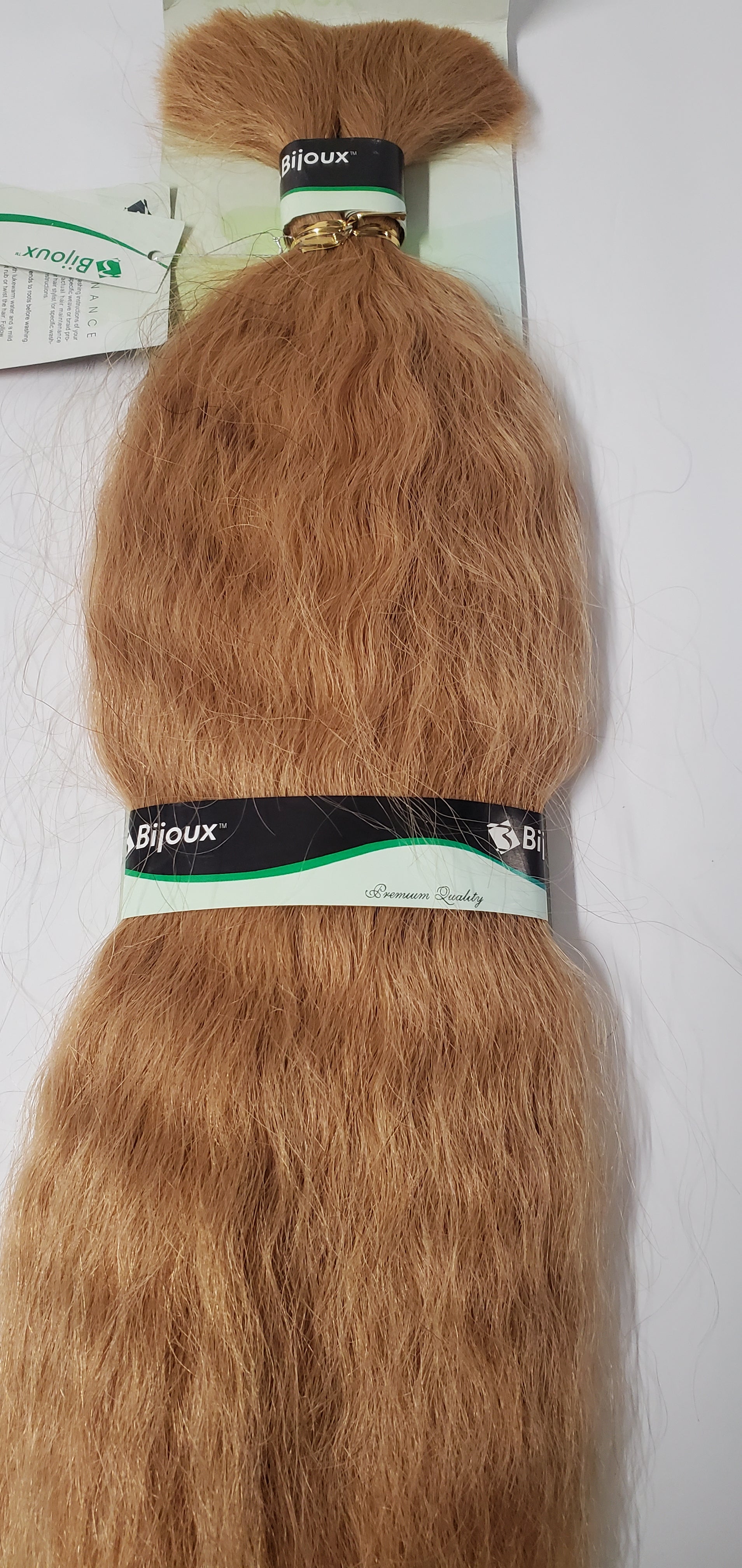 Human hair tangle-free super bulk wavy for  braiding; Bijoux image 0