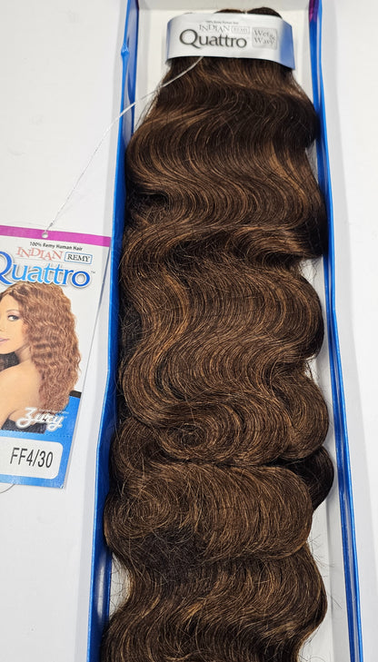 Curly Indian remy human hair sea wave for sew-in; wefts; one pack solution. image 0