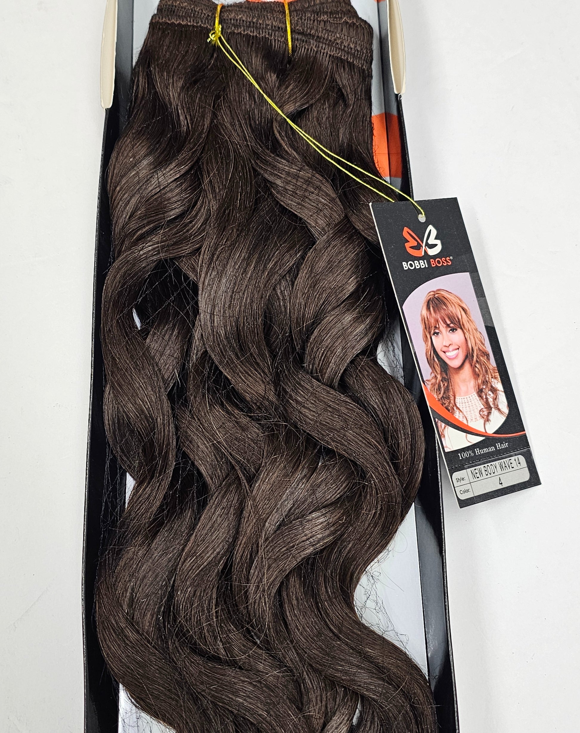 Bobbi Boss human hair new body wave; curly sew-in weft. image 3