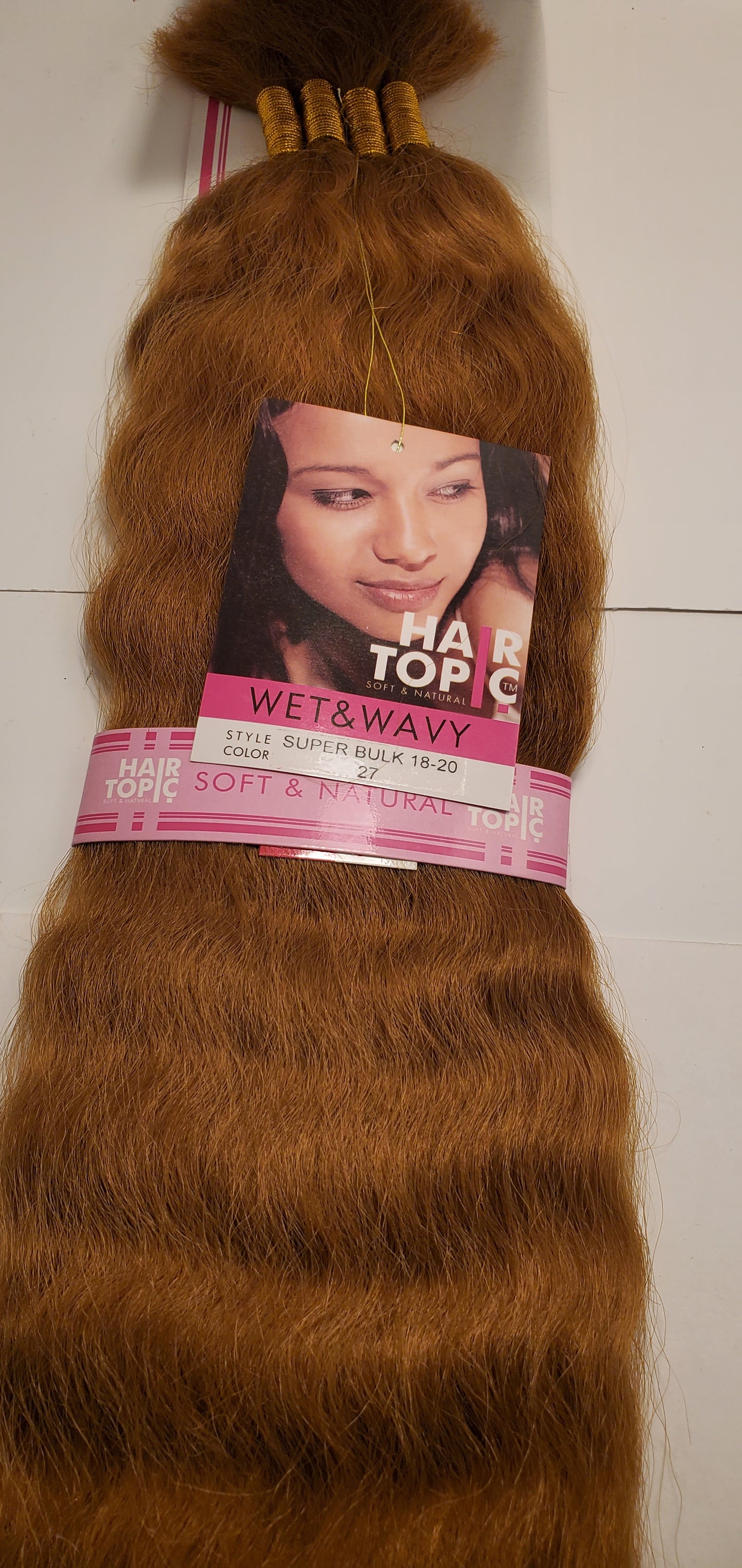 Human hair blended super bulk wet and wavy; tangle-free; braiding hair; soft and image 7
